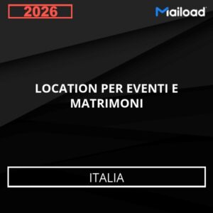 Base de Datos de Correo Electrónico LOCATION PER EVENTI E MATRIMONI (Italia)