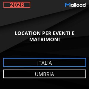 Base de datos de correo electrónico LOCATION PER EVENTI E MATRIMONI ( Umbria – Italia )