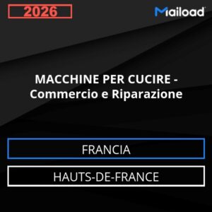 Database Email MACCHINE PER CUCIRE – Commercio e Riparazione (Hauts-de-France – Francia)