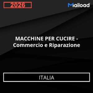Base de Datos de Correo Electrónico MACCHINE PER CUCIRE – Commercio e Riparazione (Italia)