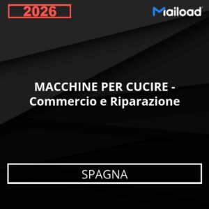 Base de Datos de Correo Electrónico MACCHINE PER CUCIRE – Commercio e Riparazione (Spagna)