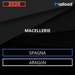 Base de datos de correo electrónico MACELLERIE ( Aragón – Spagna )