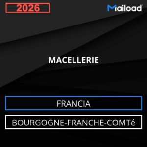 Database Email MACELLERIE (Bourgogne-Franche-Comté – Francia)