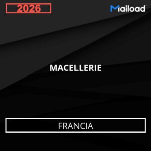 Base de Datos de Correo Electrónico MACELLERIE (Francia)