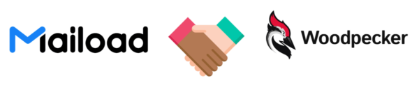 maiload y logotipos de pájaros carpinteros