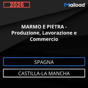Database Email MARMO E PIETRA – Produzione, Lavorazione e Commercio (Castilla-La Mancha – Spagna)