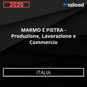 Base de Datos de Correo Electrónico MARMO E PIETRA – Produzione, Lavorazione e Commercio (Italia)