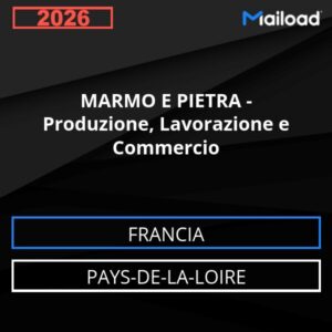 Database Email MARMO E PIETRA – Produzione, Lavorazione e Commercio (Pays-de-la-Loire – Francia)