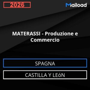 Database Email MATERASSI – Produzione e Commercio (Castilla y León – Spagna)