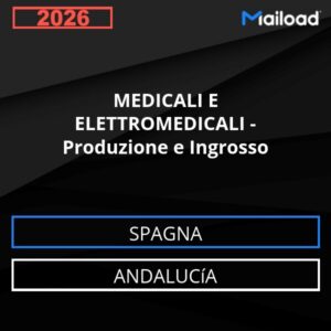 Database Email MEDICALI E ELETTROMEDICALI – Produzione e Ingrosso (Andalucía – Spagna)