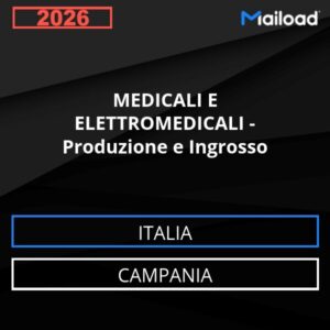 Base de datos de correo electrónico PRODUCTOS MÉDICOS Y ELECTROMÉDICOS – Producción Y Venta al Por Mayor ( Campania - Italia)