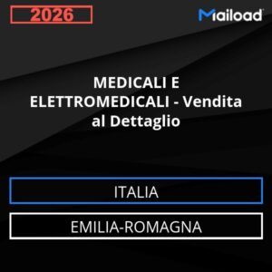 Base de datos de correo electrónico PRODUCTOS MÉDICOS Y ELECTROMÉDICOS – Venta al Detalle ( Emilia-Romagna - Italia)