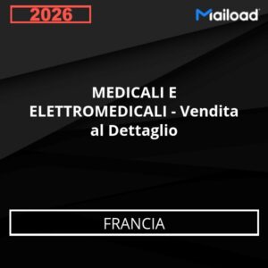 Base de Datos de Correo Electrónico MEDICALI E ELETTROMEDICALI – Vendita al Dettaglio (Francia)