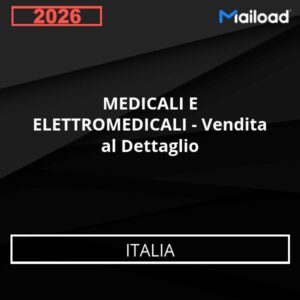 Database Email MEDICALI E ELETTROMEDICALI – Vendita al Dettaglio (Italia)