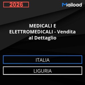 Base de datos de correo electrónico PRODUCTOS MÉDICOS Y ELECTROMÉDICOS – Venta al Detalle ( Liguria - Italia)