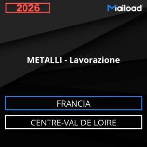 Database Email METALLI – Lavorazione (Centre-Val de Loire – Francia)