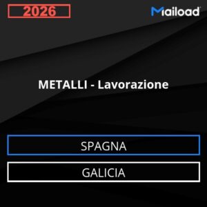 Database Email METALLI – Lavorazione (Galicia – Spagna)