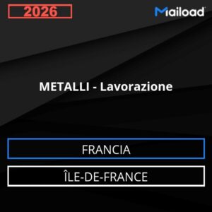 Database Email METALLI – Lavorazione (Île-de-France – Francia)