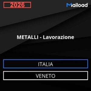 Database Email METALLI – Lavorazione (Veneto – Italia)
