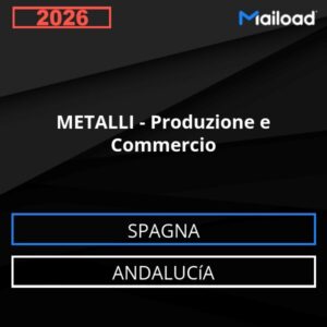 Database Email METALLI – Produzione e Commercio (Andalucía – Spagna)