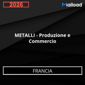 Database Email METALLI – Produzione e Commercio (Francia)