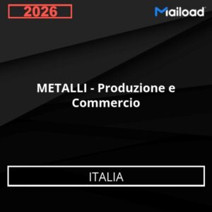 Database Email METALLI – Produzione e Commercio (Italia)