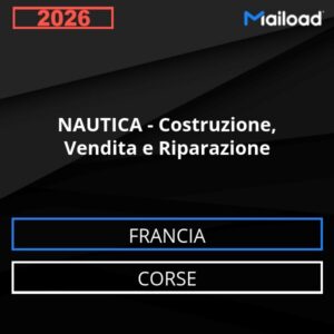 Database Email NAUTICA – Costruzione, Vendita e Riparazione (Corse – Francia)
