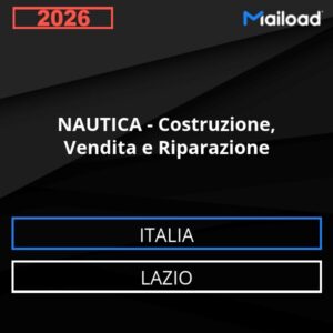 Database Email NAUTICA – Costruzione, Vendita e Riparazione (Lazio – Italia)