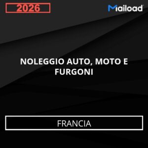 Database Email NOLEGGIO AUTO, MOTO E FURGONI (Francia)