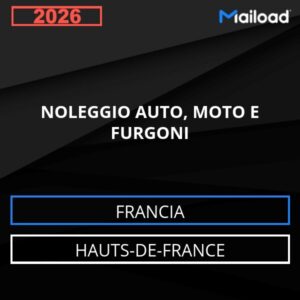 Database Email NOLEGGIO AUTO, MOTO E FURGONI (Hauts-de-France – Francia)
