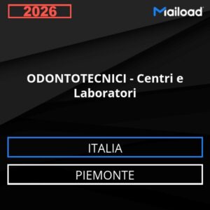 Database Email ODONTOTECNICI – Centri e Laboratori (Piemonte – Italia)