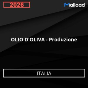 Database Email OLIO D’OLIVA – Produzione (Italia)