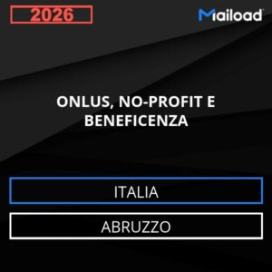 Base de datos de correos electrónicos de organizaciones sin ánimo de lucro, benéficas y de utilidad pública (Abruzzo Italia)
