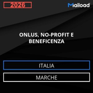 Base de datos de correos electrónicos de organizaciones sin ánimo de lucro, ONG y benéficas (Marche Italia)