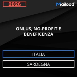 Base de datos de correos electrónicos de organizaciones sin ánimo de lucro, benéficas y de utilidad pública (Sardegna Italia)