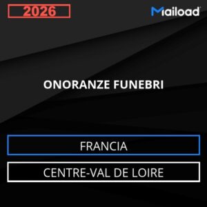 Base de datos de direcciones de correo electrónico de FUNERARIAS Centro-Valle del Loira – Francia)