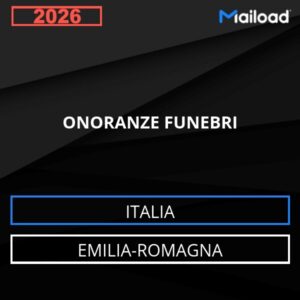 Base de datos de direcciones de correo electrónico de FUNERARIAS Emilia-Romagna Italia)