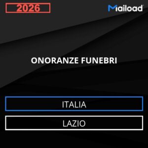 Base de datos de correos electrónicos de FUNERARIAS Lazio Italia)
