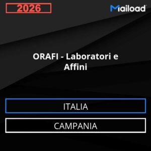 Base de datos de correo electrónico ORFEBRES  Laboratorios  Afines Campania Italia)