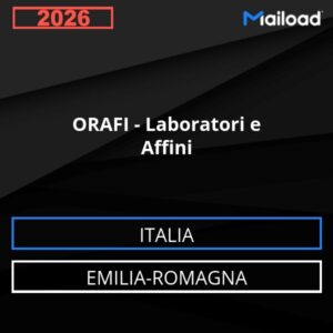 Base de datos de correo electrónico ORFEBRES  Laboratorios  Afines Emilia-Romagna Italia)