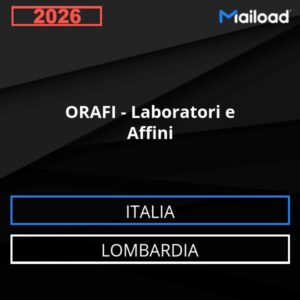 Base de datos de correo electrónico ORFEBRES  Laboratorios  Afines Lombardia Italia)