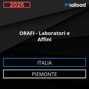 Base de datos de correo electrónico ORFEBRES  Laboratorios  Afines Piemonte Italia)