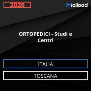 Database Email ORTOPEDICI – Studi e Centri (Toscana – Italia)