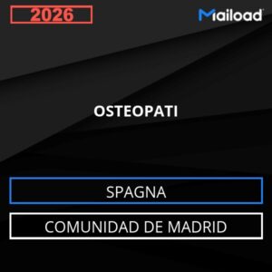 Database Email OSTEOPATI (Comunidad de Madrid – Spagna)