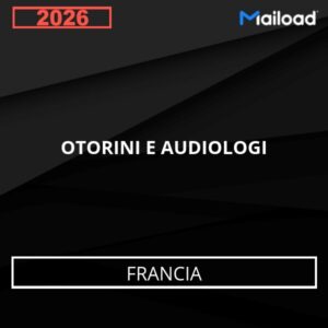 Database Email OTORINI E AUDIOLOGI (Francia)