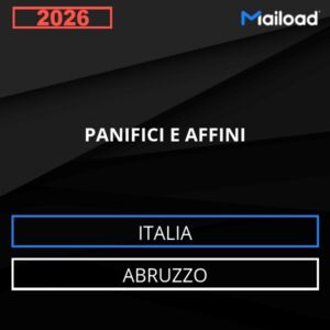 Database Email PANIFICI E AFFINI (Abruzzo – Italia)
