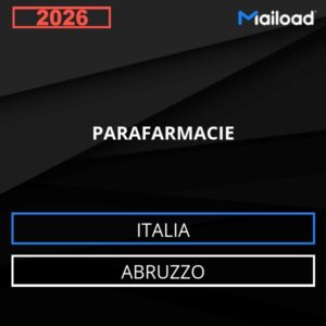 Database Email PARAFARMACIE (Abruzzo – Italia)