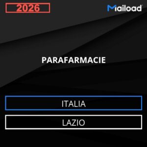 Database Email PARAFARMACIE (Lazio – Italia)