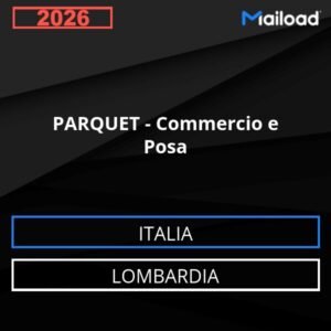 Database Email PARQUET – Commercio e Posa (Lombardia – Italia)