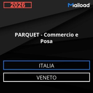 Database Email PARQUET – Commercio e Posa (Veneto – Italia)